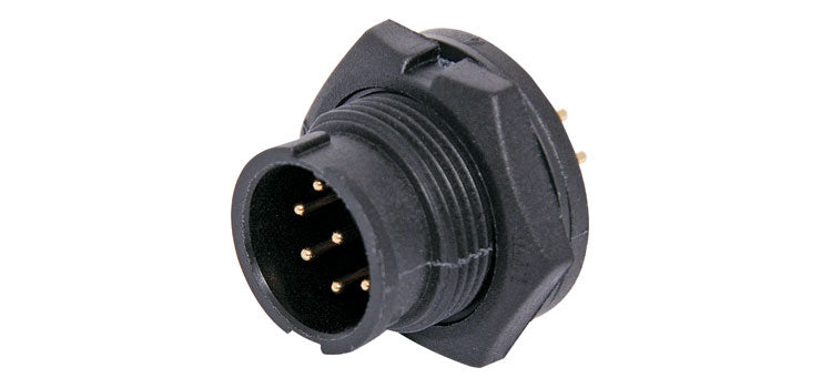 8 Pin 5A Locking Male PCB IP67 Waterproof Plug