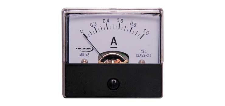 0-1A MU45 Panel Meter