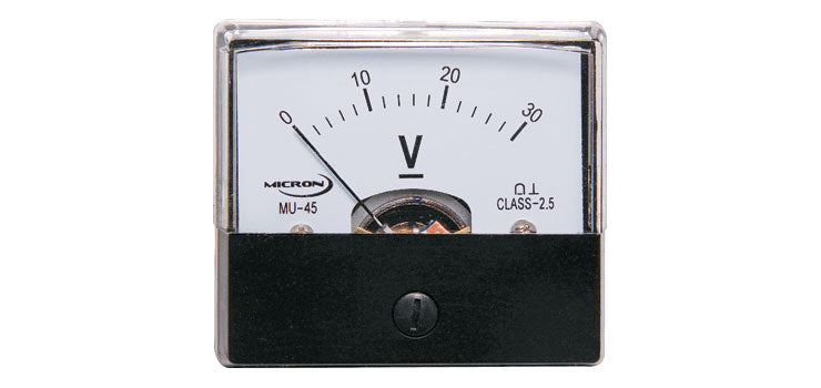 0-30V MU45 Panel Meter