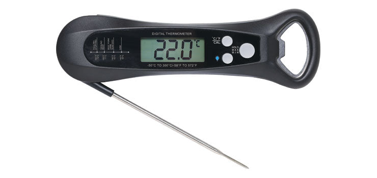 Spike Probe Thermometer with Bottle Opener