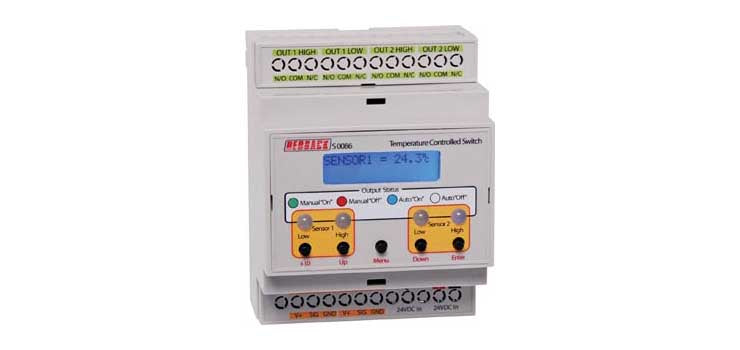 Temperature Controlled DIN Rail Switch