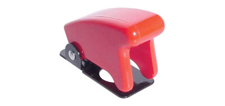 Toggle Switch Cover Missile Style Red