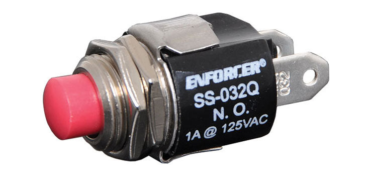 SS-032Q Normally Open (N/O) Red SPST Pushbutton Switch