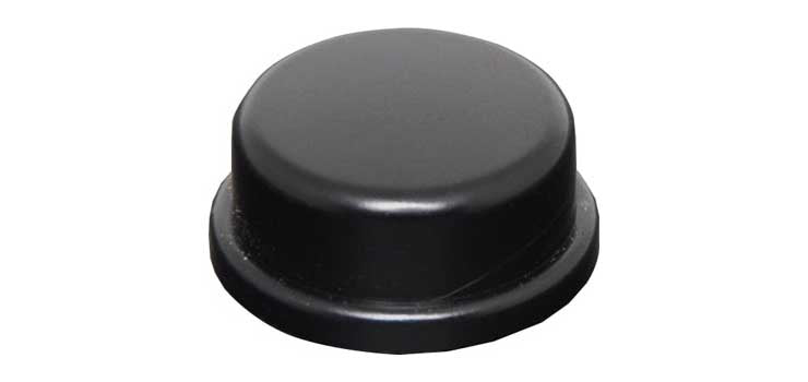 Black Cap To Suit S1135 Tactile Switch