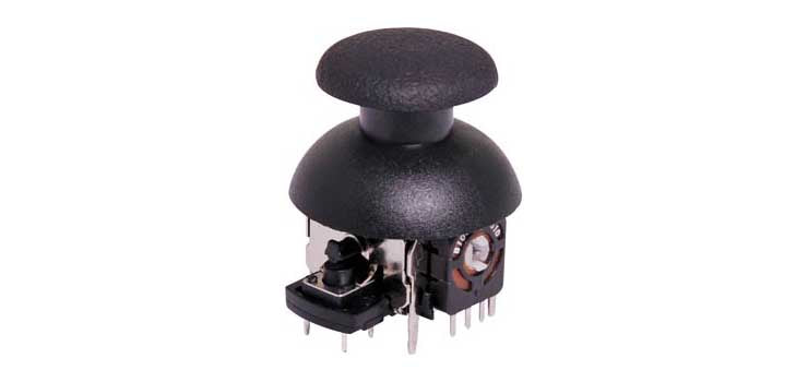 XY Analog Joystick Control With Momentary Select Switch