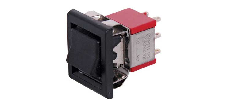 DPDT Solder Tail Mini Rocker Switch