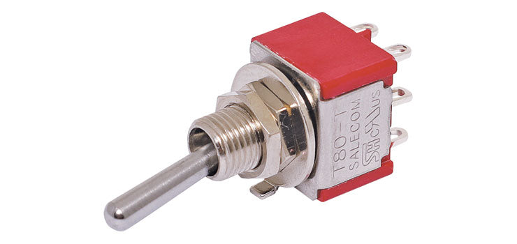 SP3T Solder Tail Mini Toggle Switch