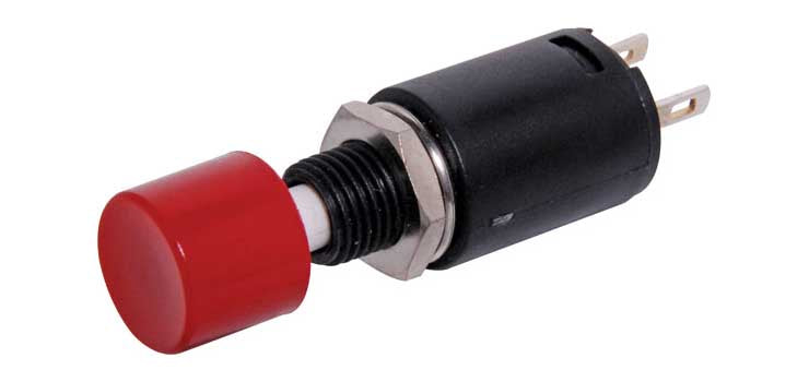 Pspl Button Push Button Switch SPST Mom. Solder Tail S1405 – Leading Edge ...
