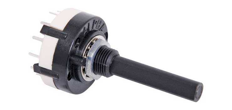 Rotary Switch 2 Pole 2-6 Position PCB Mount S3022 – Leading Edge ...