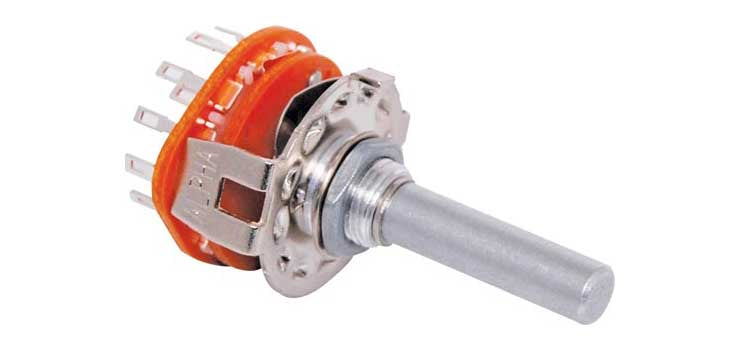 Rotating Switch 2wire Rotary Switch 2 Pole 5 Position Wafer S3035 – Leading Edge Electronics ...