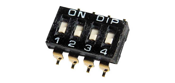 4 Way SMD DIP Switch