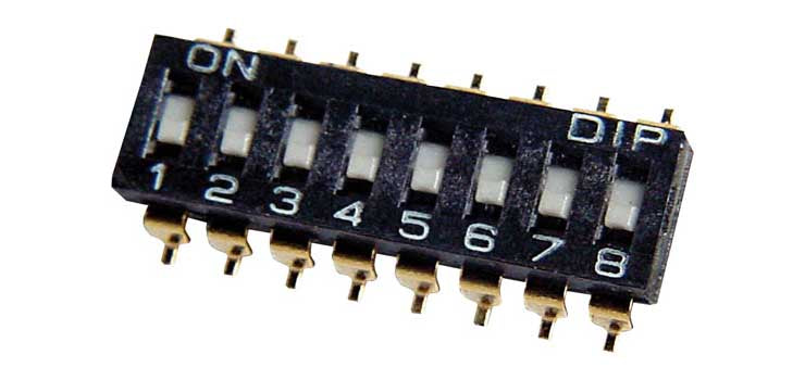 8 Way SMD DIP Switch