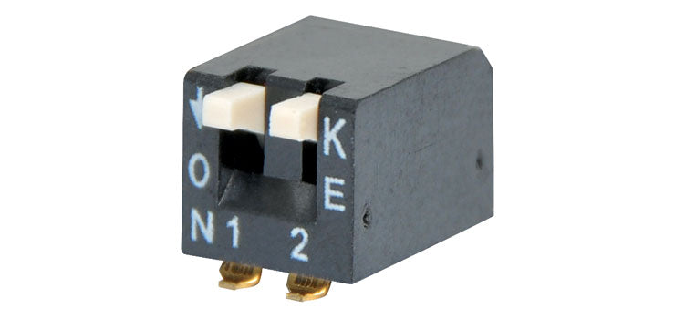 2 Way Tiny Piano SMD DIP Switch