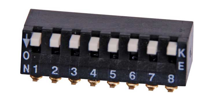 8 Way Tiny Piano SMD DIP Switch