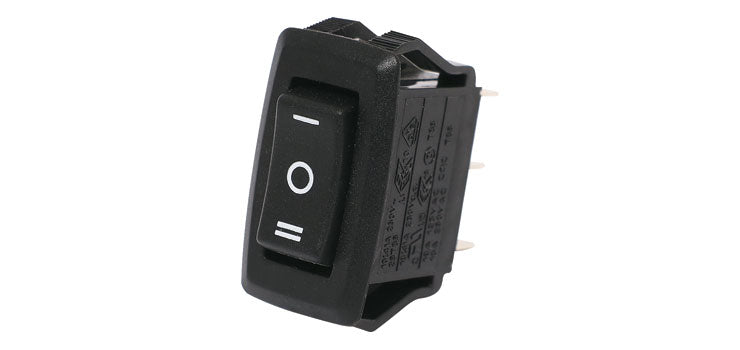 SPDT Heavy Duty Centre Off Momentary Rocker Switch