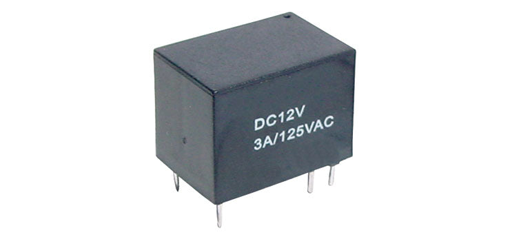 3A 12VDC SPDT PCB Mount Micro Relay