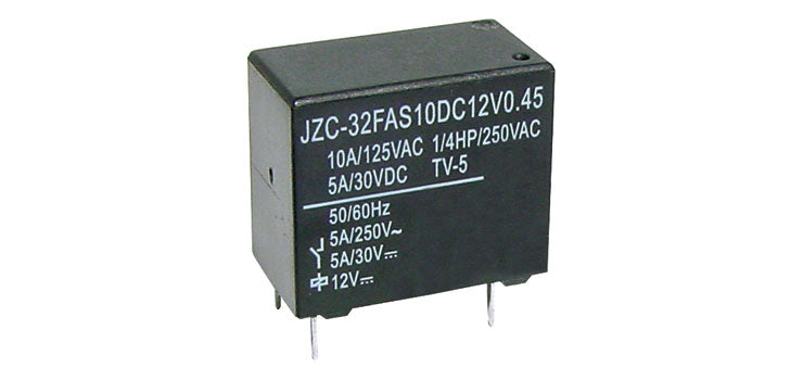 7.5A 12VDC SPST PCB Mount Relay