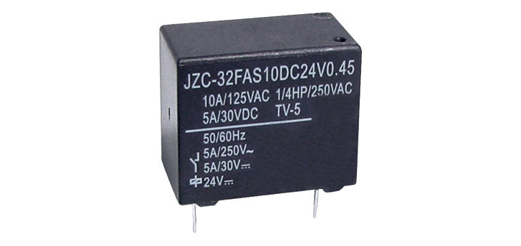 7.5A 24VDC SPST PCB Mount Relay