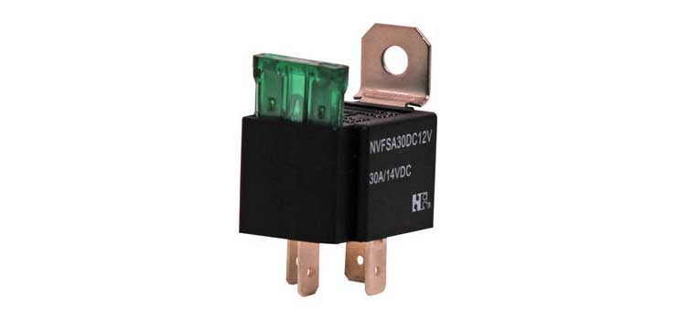 12VDC 30A SPST Fused Automotive Relay