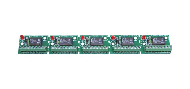 24V 5 Way DPDT Relay Board