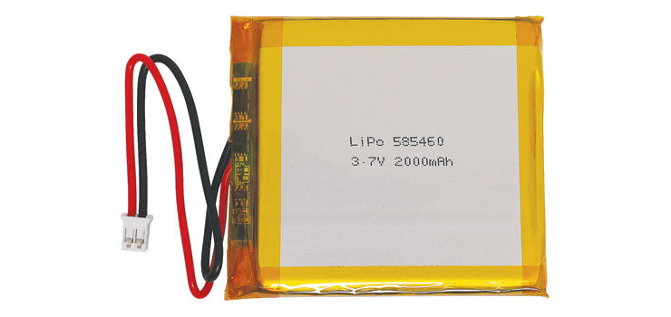 3.7V 2000mAh Polymer Lithium Ion Battery (LiPo)