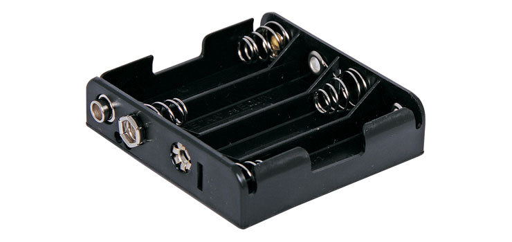 4 X AA Flat Battery Holder