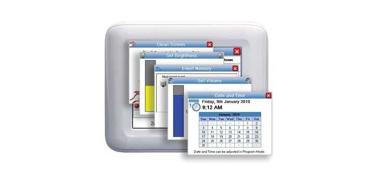 Colour LCD Touchscreen Keypad to Ness Alarms