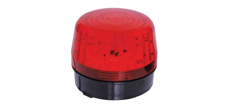 24V DC Red Flashing Strobe