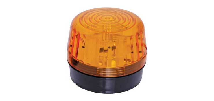 24V DC Amber Flashing Strobe