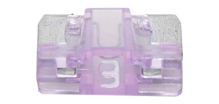 3A Purple Low Profile Mini Blade Fuse