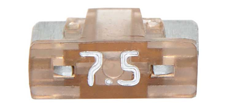 7.5A Brown Low Profile Mini Blade Fuse