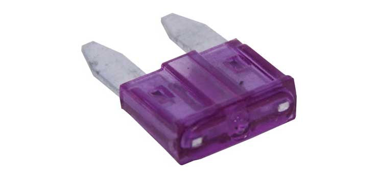 3A Purple Mini Blade Fuse