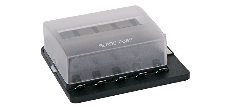 Blade Fuse Block Panel With LED 10 Fuse