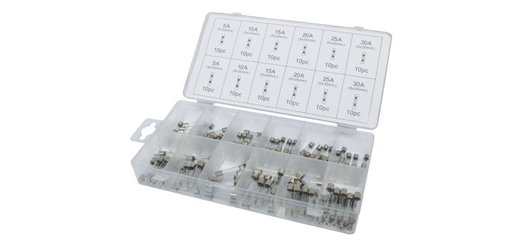 Glass Auto Fuse M205/3AG Pack 120pc