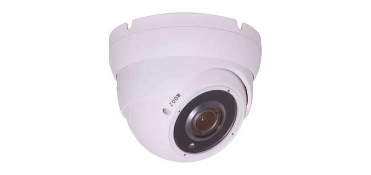 Vari-Focal IR Colour Dome Camera 4MP White AHD/960H