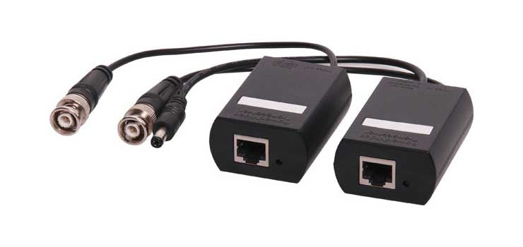 Video & Power UTP Transceiver Pair (300m)