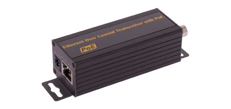 Ethernet Over Coaxial Camera Transceiver