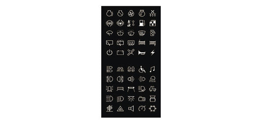 4WD Icon Labels To Suit S1026-9