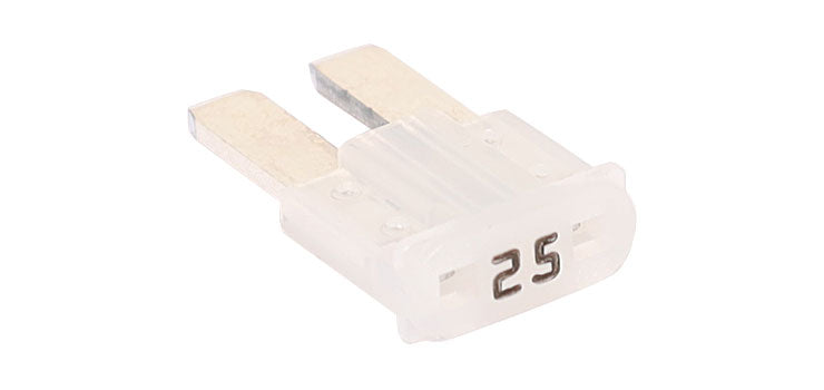 25A Clear Automotive Micro2 Blade Fuse