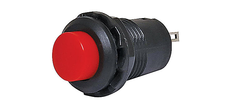 SPST Alternate Red Solder Tail Pushbutton Switch