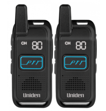 UNIDEN 80Ch UHF 2 Watt UHF Handheld Adventure 2-Way Radio UH200-2 UH200-2
