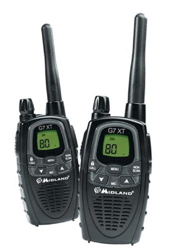 Midland 3W UHF-CB Tradies Handheld Twin Pack – 80CH  G7 XT G7XT