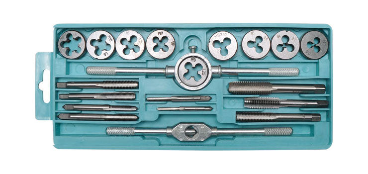 M3-M12 Tap and Die Set 20pc