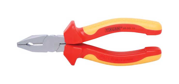 8” Heavy Duty Insulated 1000V Bull Nose Electrical Pliers