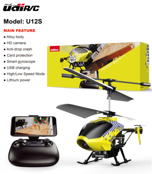 2.4Ghz WIFI & FPV helicopter with camera UDI-U12S