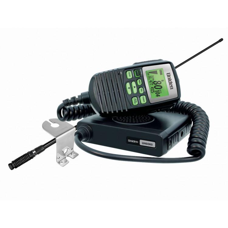 Uniden UH5060VP 80 CH UHF CB RADIO + ANTENNA & MOUNT VALUE PACK UH5060VP