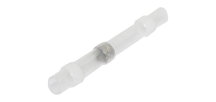 Solder Sleeve Heatshrink White Tube Pk6