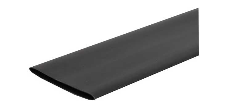 Black 38mm Heat Shrink Tubing 1.2m Length