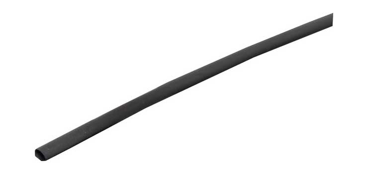 Black 1.5mm Heat Shrink Tubing 1.2m Length