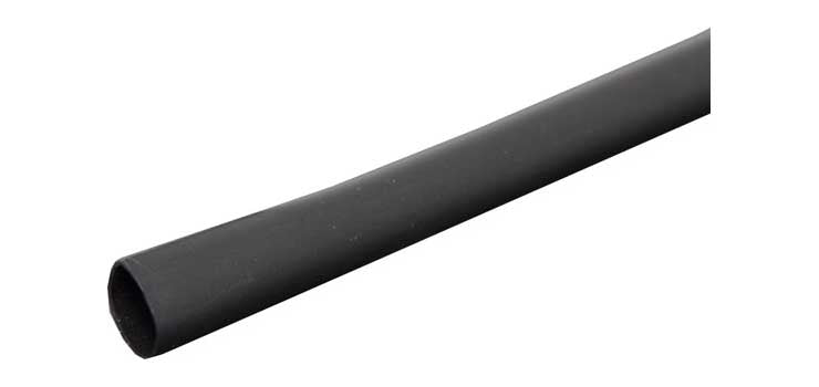 Black 6mm Heat Shrink Tubing 1.2m Length